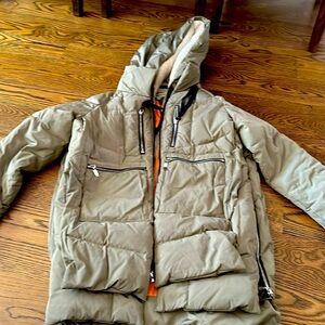 Orolay Coat Sz S Hooded Down Winter Parka Jacket -Green